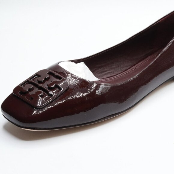 Tory Burch Women's Georgia Ballet Flats Plum Patent Leather Size 9 - Picture 5 of 5